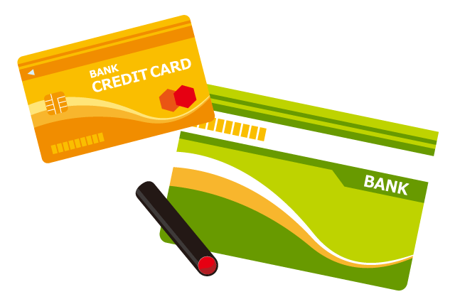 申込名義のクレジットカード。または、金融機関通帳+お届け印