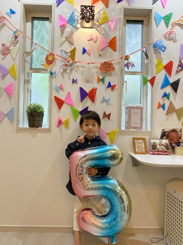 ５歳になったよー！