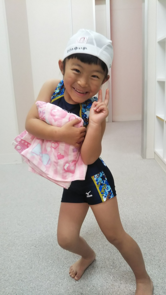 飛び込み頑張る！