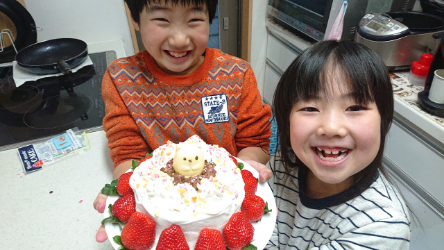 手作りChristmas cake!!