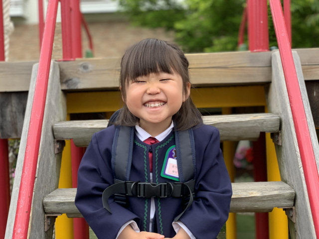 やっと幼稚園！