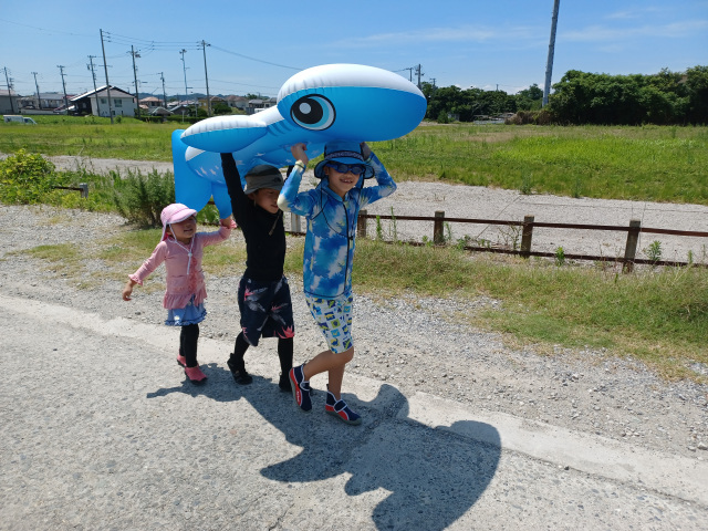 海だー！夏休み最高☆