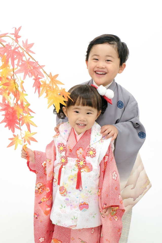 仲良し兄妹で七五三