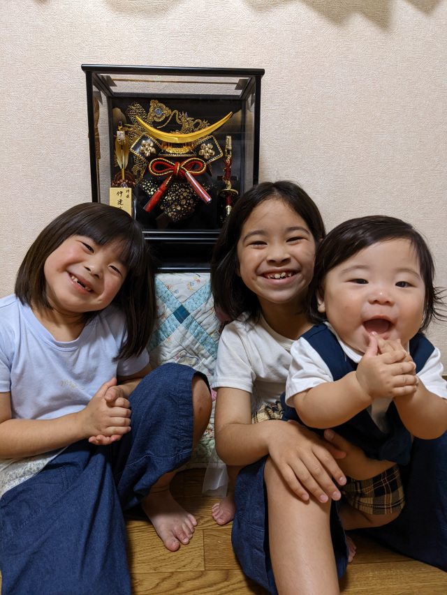 弟が生まれて幸せいっぱい