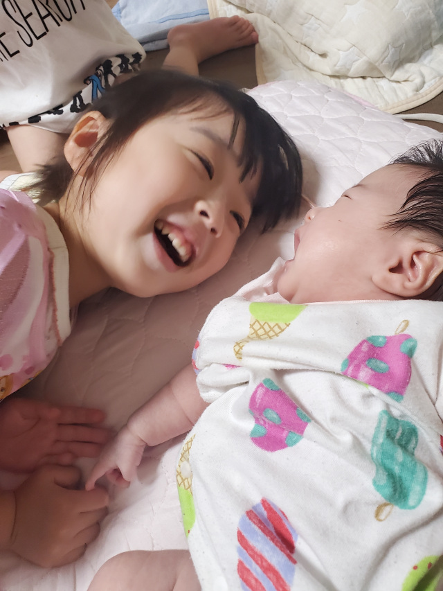 妹うまれたよ