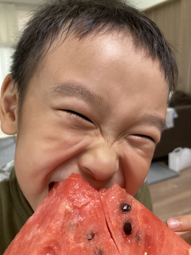 大好きなスイカ！