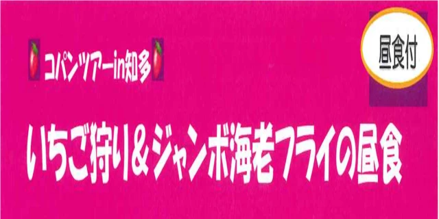成人クラブ いちご狩りツアー 【知多】
