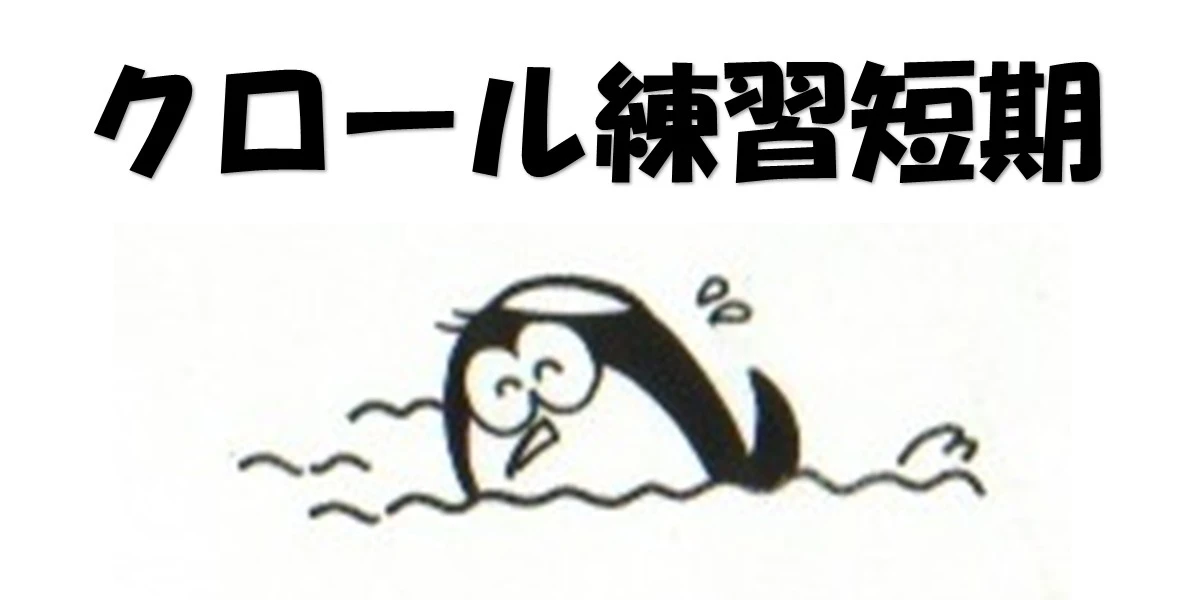 子供スイミング　クロール練習短期 9/22 9/23