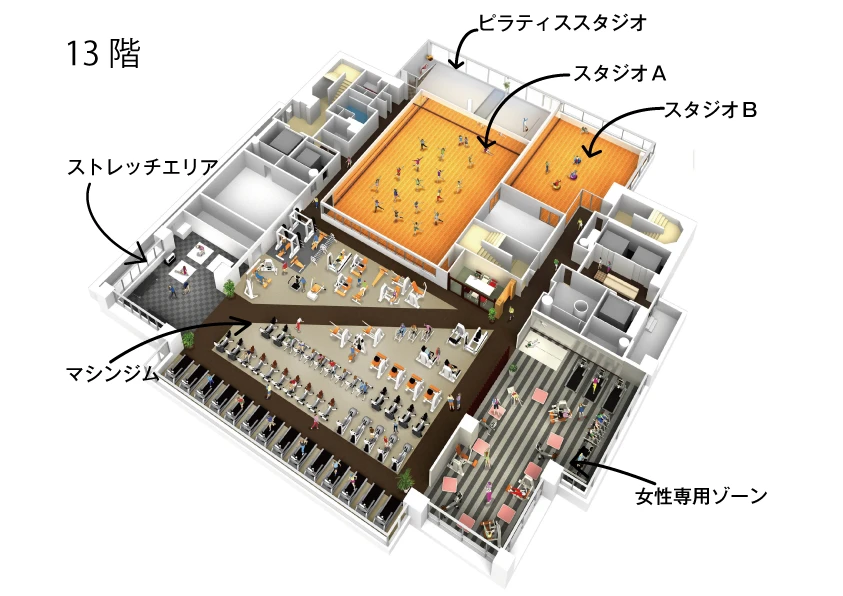 コパンスポーツクラブさかえ 13階
