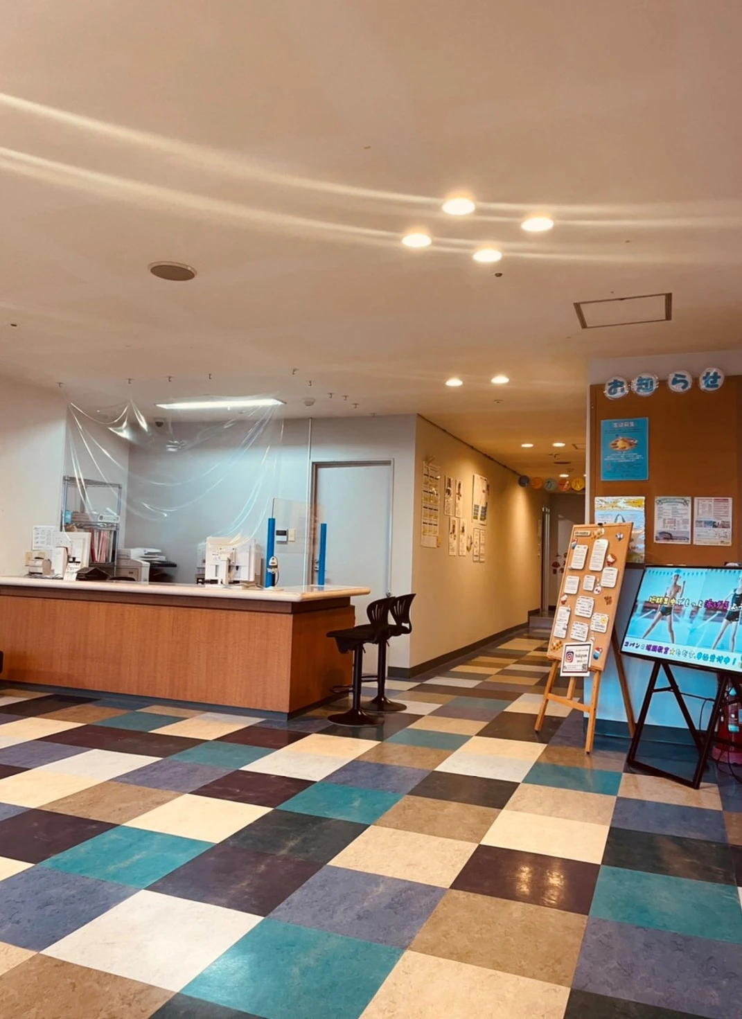 コパンスポーツクラブ小牧 フロント、ロッカー、パウダールーム 写真1